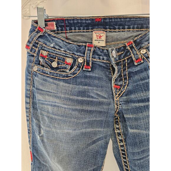 True Religion Women's Joey Boot cut Jeans size 27 - Picture 4 of 13